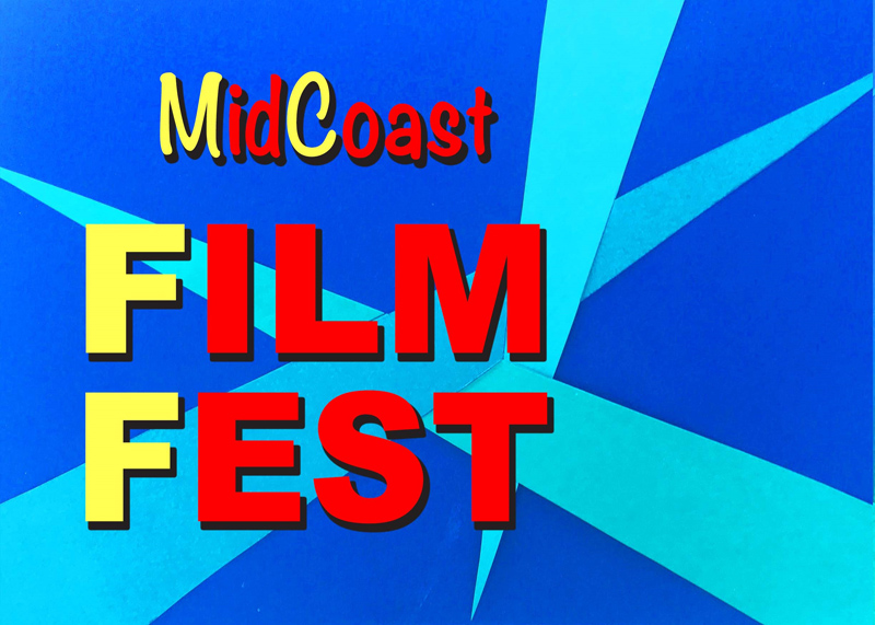 The original MidCoast Film Fest logo, by Lynda Riess Lathrop.