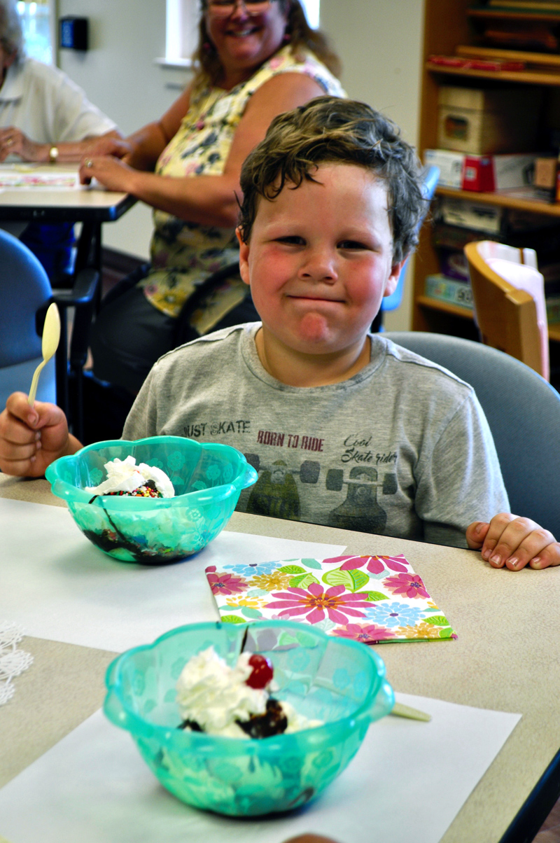 Ice Cream and Magic at Lincoln Home The Lincoln County News