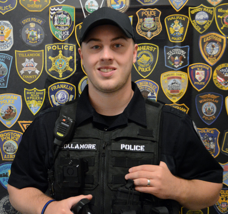 Officer Bryce Collamore. (Evan Houk photo)