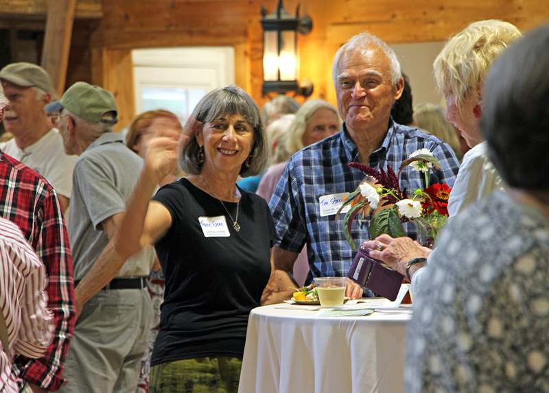 Hundreds of Coastal Rivers Conservation Trust members gathered in Darrows Barn to celebrate the success of projects supporting clean water, trails and public access, land conservation, and nature education.