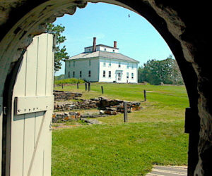 The Fort House as seen from Fort William Henry.