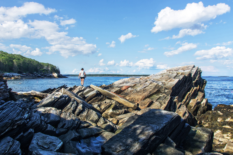 Bruce Skinner, of Carver, Mass., won the August #LCNme365 photo contest with his photo of his wife hiking at LaVerna Preserve in Bristol. Skinner will receive a $50 gift certificate to Newcastle Publick House, the sponsor of the August contest.