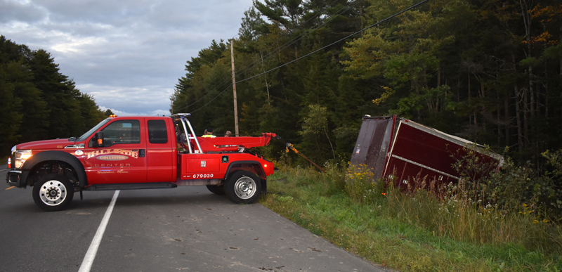 Box Truck Crashes Into Ditch Off Route 1 In Waldoboro - The Lincoln ...