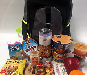 The Ecumenical Food Pantry Backpack Program discreetly distributes prepacked bags of healthy, easy-to-prepare, shelf-stable food before weekends and long vacations for children to bring home.