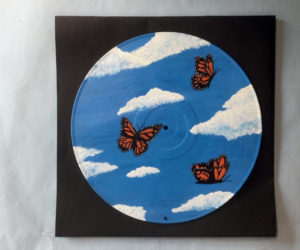 A vinyl-on-acrylic piece by 10th grader Jasmine Rego exemplifies the vast array of creative opportunities available to Wiscasset Middle High School art students. See the exhibit during Wiscasset Art Walk.