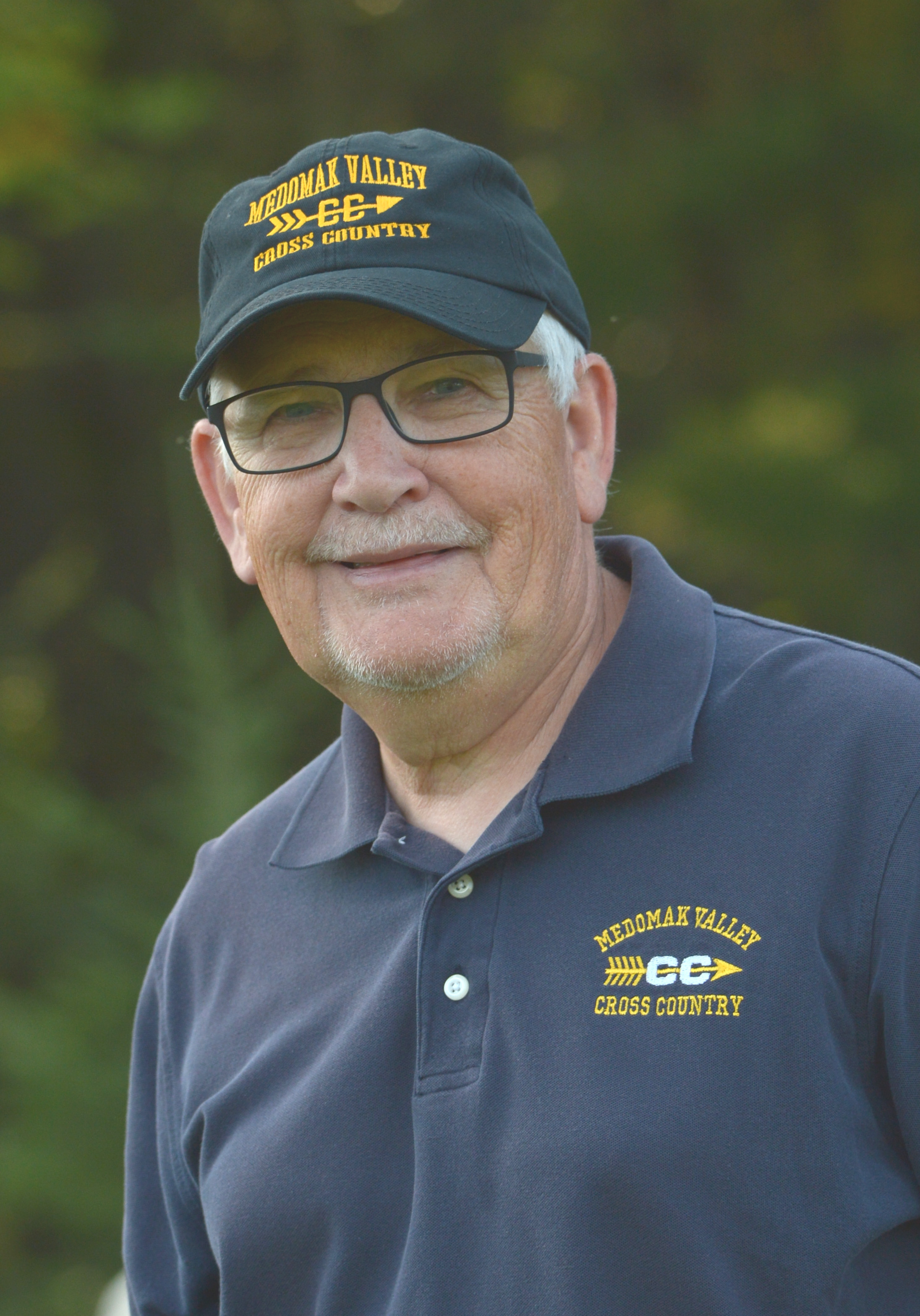 Medomak Valley coach George Gould was named KVAC Class B girls cross country Coach of the Year. (Paula Roberts photo)