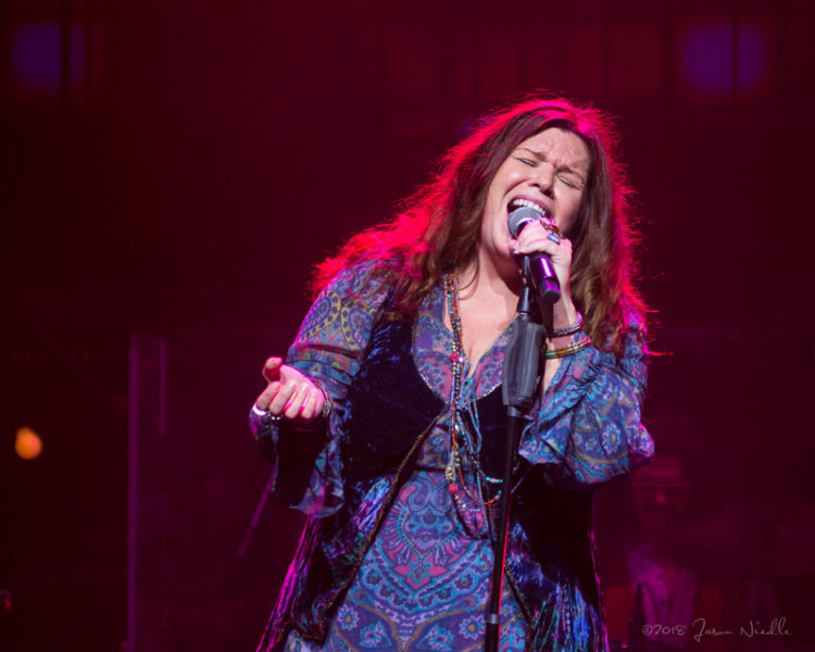 Mary Bridget Davies as Janis Joplin. (Photo courtesy Jason Niedle/Lincoln Theater)