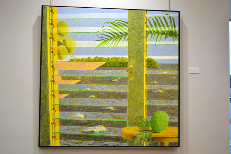 Winslow Myers' painting "Breadfruit." (Christine LaPado-Breglia photo)