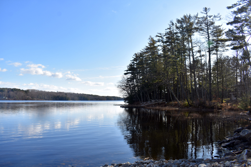 A view from the Pemaquid Pond landing in Nobleboro. (Alexander Violo photo)