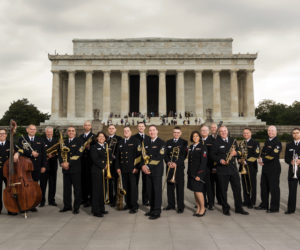 The U.S. Navy's premier jazz band, The Commodores. (Photo courtesy Opera Hoiuse at Boothbay Harbor)