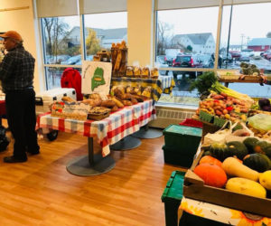 The Central Lincoln County YMCA indoor Damariscotta Farmers Market is in full swing.