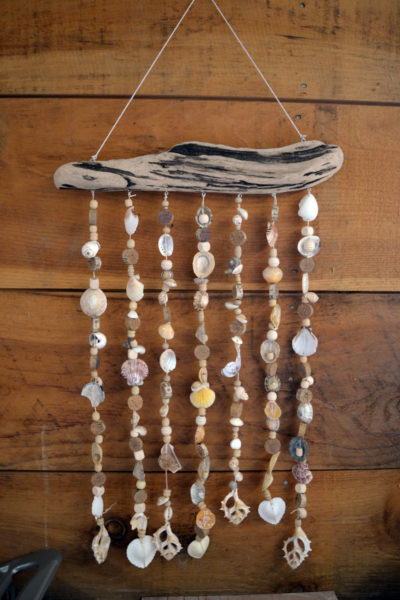 Heather Sprague's beach-themed wind chimes. (Christine LaPado-Breglia photo)