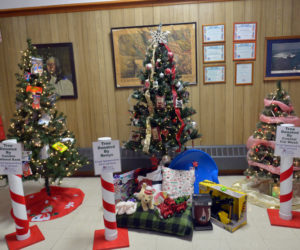 The Damariscotta-Newcastle Rotary Club's Festival of Trees will return to Wells-Hussey American Legion Post No. 42 in Damariscotta from Thursday-Saturday, Dec. 5-7. (Paula Roberts photo, LCN file)