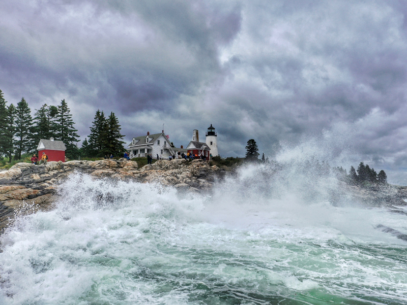 William "Billy" Smith won the 2019 #LCNme365 photo contest, as his photo of Pemaquid Point Lighthouse Park the weekend of Hurricane Dorian received the most reader votes in an online poll. Smith will receive a prize package from Lincoln County Publishing Co., including the first copy of the 2020 calendar featuring the monthly winners of the contest.