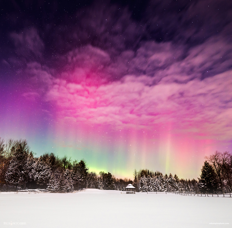 "Moonlight Aurora," by Mike Taylor. (Photo courtesy Mike Taylor/Taylor Photography)