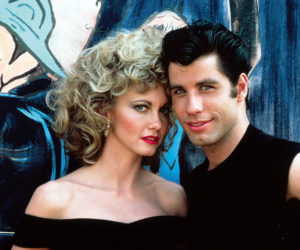 Olivia Newton-John and John Travolta, the stars of "Grease." (Image courtesy Lincoln Theater)