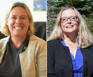 From left: former state Rep. Stephanie Hawke, R-Boothbay Harbor, will challenge state Rep. Holly Stover, D-Boothbay, in House District 89.