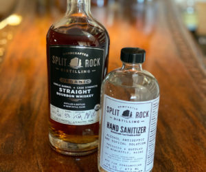 Split Rock Distillery begins production on hand sanitizer to support local healthcare workers and service industry members. The first batch sold out in one day.