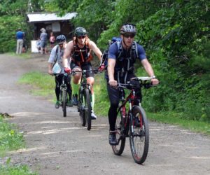 Mountain bikers compete in a race at Hidden Valley Nature Center in Jefferson. (LCN file photo)