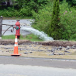 Construction Damages Water Main on Academy Hill