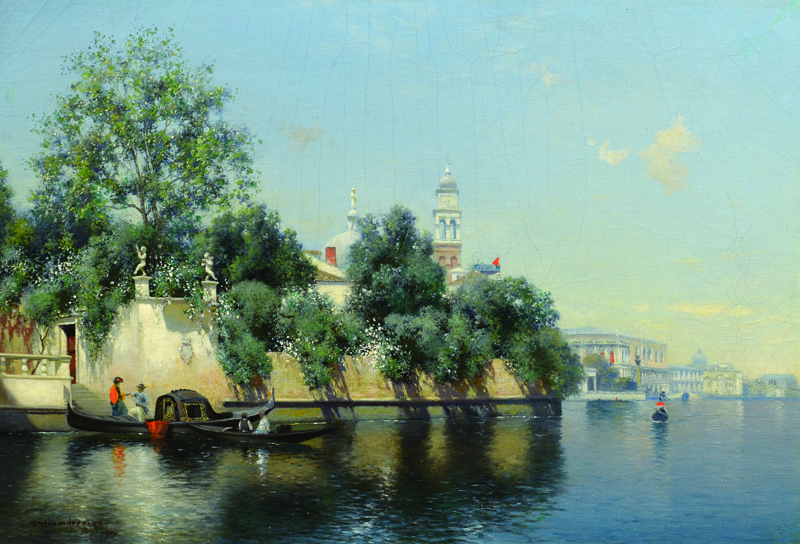 Warren W. Sheppard, Venice, oil on canvas