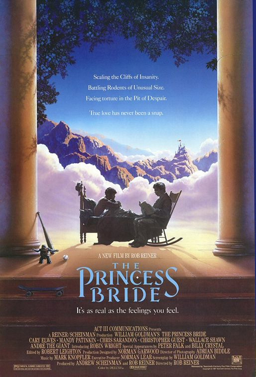 The Princess Bride movie poster from 1987.