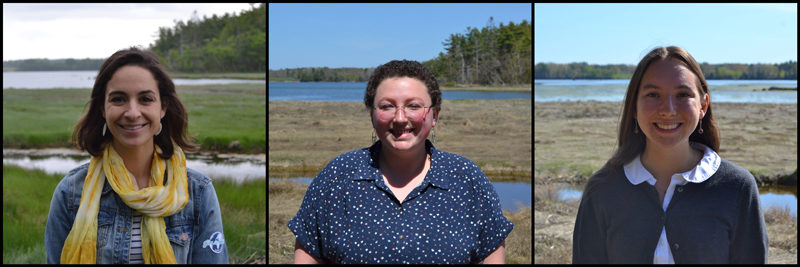 From left: Maggie Dewane, Hailey Bryant, and Alyce McFadden.