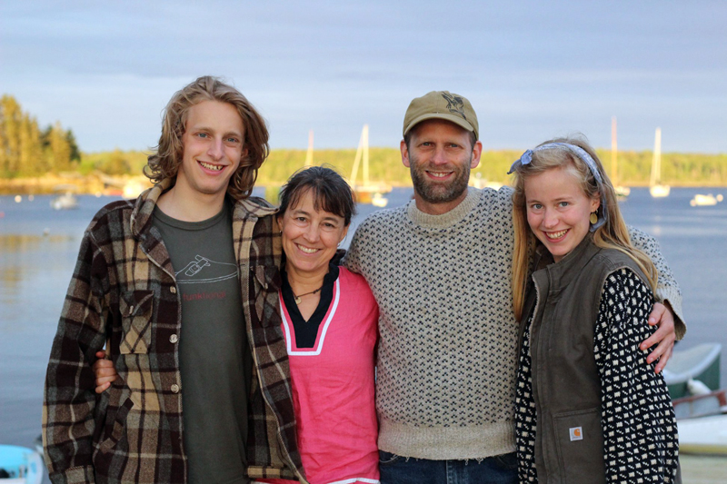 Essie Martin with her brother and parents. From left: Jojo Martin, Jenny Mayher, Garrett Martin, and Essie Martin. (Photo courtesy Essie Martin)