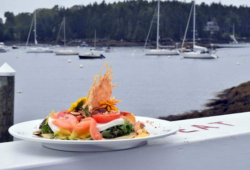 The Coveside Salmon Salad is one of head chef Doris Rodriguez's signature dishes. (Evan Houk photo)