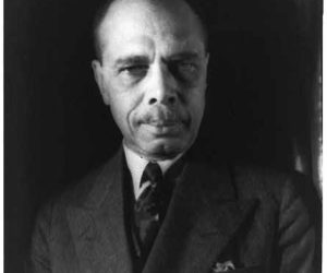 James Weldon Johnson, between 1900 and 1920. Johnson wrote the lyrics to "Lift Every Voice and Sing" before his 1938 death in a Wiscasset accident. (Photo courtesy Library of Congress)