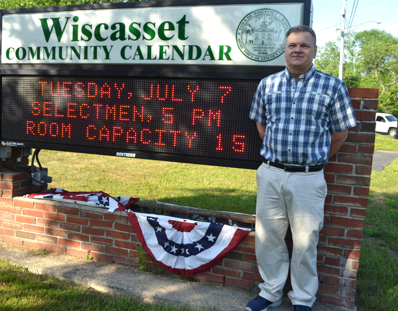 Dennis Simmons will be Wiscasset's next town manager. (Charlotte Boynton photo)
