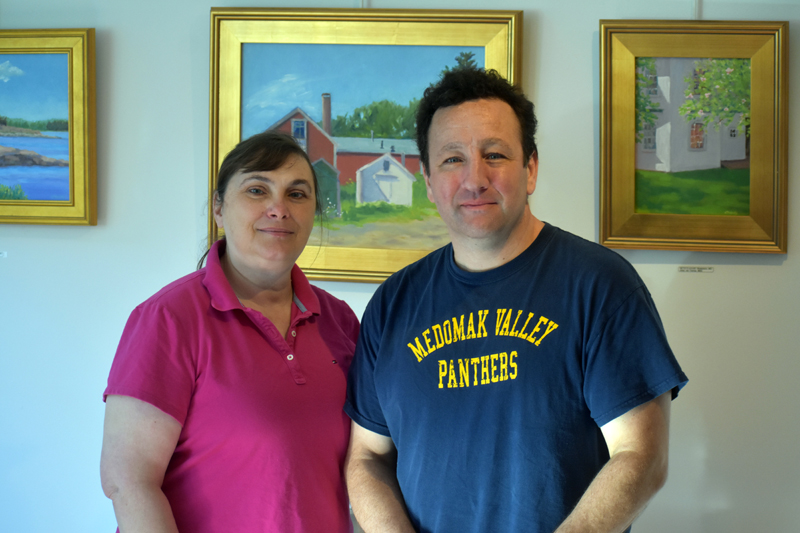 Vikki Bell and Dan Martone own and operate the new Broad Bay Cafe in Waldoboro village. (Alexander Violo photo)