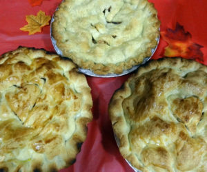 Guests will be able to choose one of three different apple pies on Oct. 3.