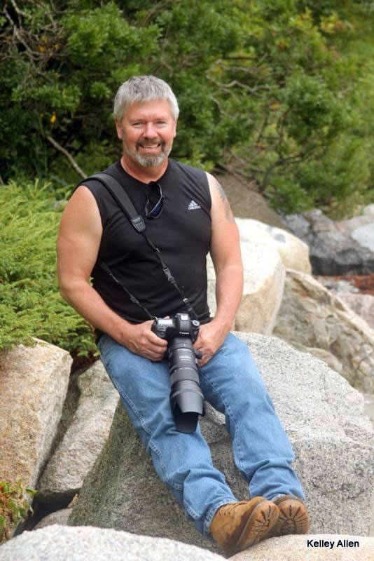 Nature and wildlife photographer Mark Allen. (Photo courtesy Kelley Allen)