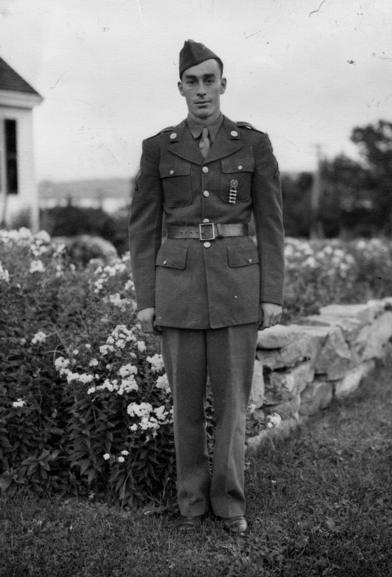 Kenneth M. Dodge was wounded in the Battle of the Bulge, World War II, 1944. Dodge had two sons, Norman Henry Dodge and Kenneth M. Dodge Jr. (Calvin H. Dodge photo)