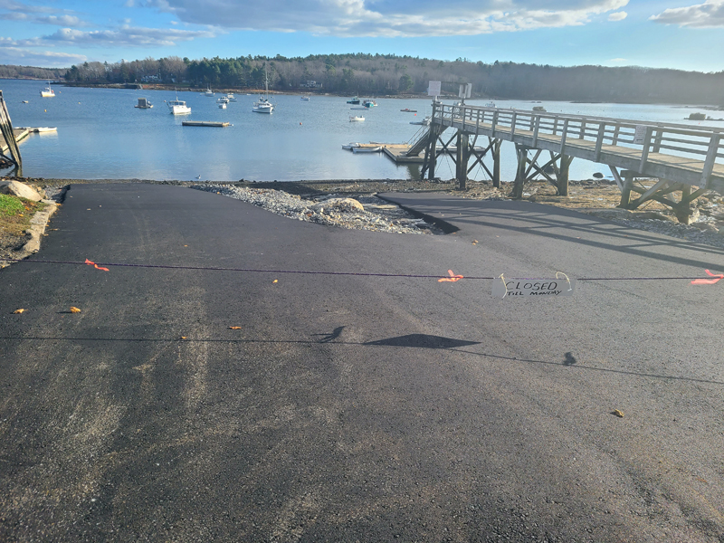 Repairs are complete at the town landing.
