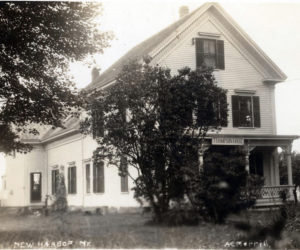 A 1920 photo of the Thompson House in New Harbor. (Photo courtesy Katherine Thompson)