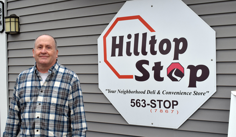 Greg Snyder is the new owner of Hilltop Stop in Damariscotta. Snyder plans to keep everything the same, saying the store has "integrity." (Evan Houk photo)