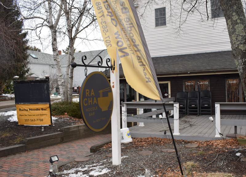 Best Thai will soon move into the Racha Noodle Bar space at 88 Main St. in downtown Damariscotta. (Evan Houk photo)