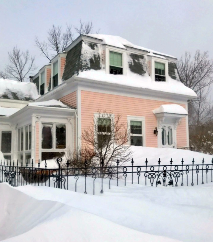 A Victorian-style home with a Mansard roof in Damariscotta Mills. (Photo courtesy Mike Christensen)