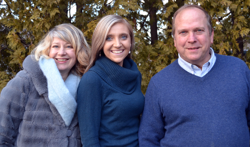 Team Round Pond at Farrin Properties. From left: Alitha Young, CeCe Verrier, and James "Jim" Matel.