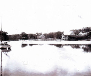 A view of the Damariscotta River near the home of Dr. Winslow. (Photo courtesy Newcastle Historical Society Museum)