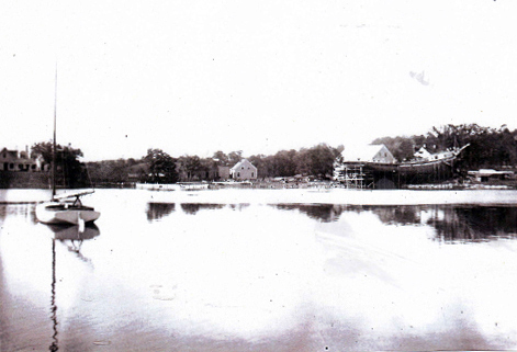 A view of the Damariscotta River near the home of Dr. Winslow. (Photo courtesy Newcastle Historical Society Museum)
