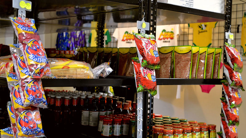 Customers can find authentic Jamaican foods and handmade gifts inside J & J Jamaican Grocery and Gift Shop. (Nettie Hoagland photo)