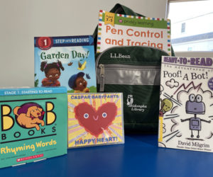 One of the new early literacy kits available at Skidompha Library in Damariscotta.(Photo courtesy Jessie Trafton)