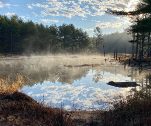 Germaine Waltz's photo of a beaver pond from her home in Jefferson won the April #LCNme365 photo contest. Waltz will receive a $50 gift certificate to Renys, the sponsor of the April contest, and a canvas print of her photo courtesy of Mail It 4 U, of Newcastle.