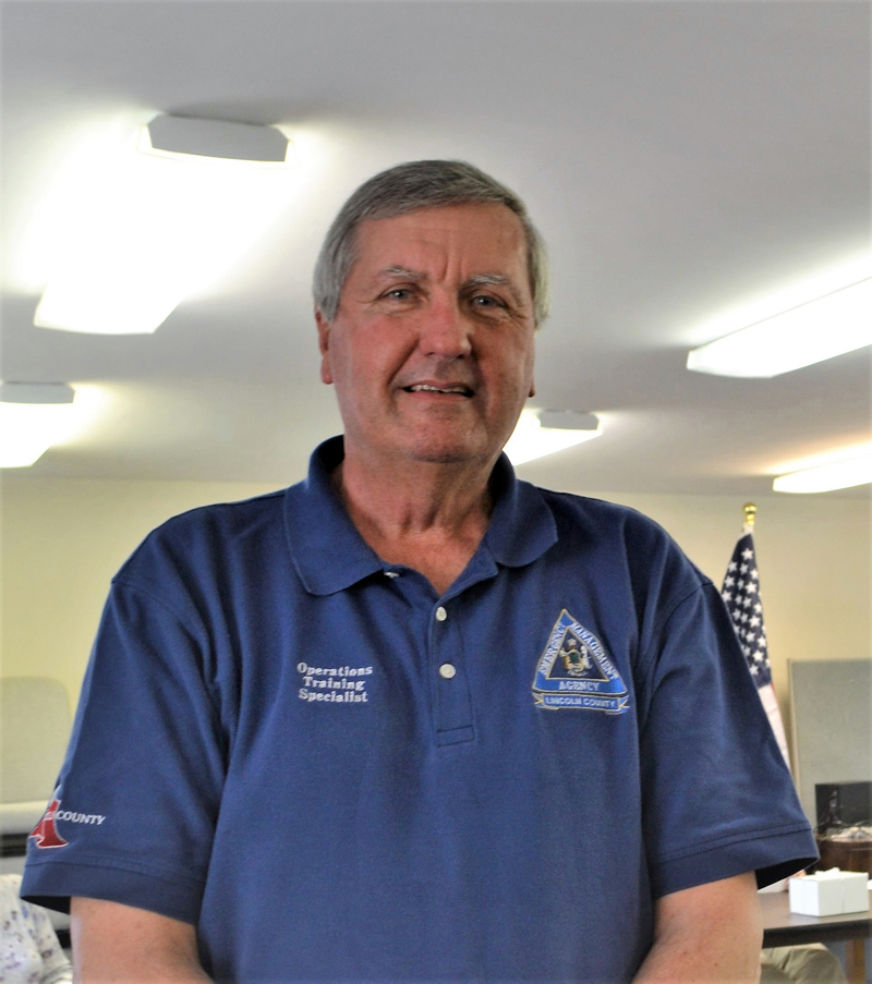 Lincoln County Emergency Management Agency Training and Operations Specialist Kenneth Desmond retired effective April 29. (Charlotte Boynton photo)