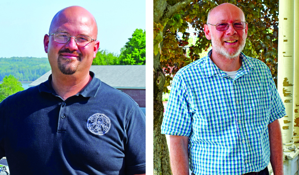 The candidates for a one-year term on the Newcastle Board of Selectmen, from left: Jacob Abbott and David Levesque. (Evan Houk photos)