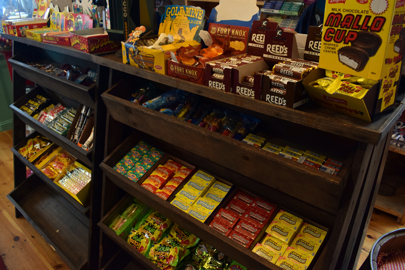 S. Fernald's Country Store in Damariscotta reopened to walk-in traffic on Tuesday, June 22 and is once again offering a vast array of candy, novelty toys, and more. (Evan Houk photo)