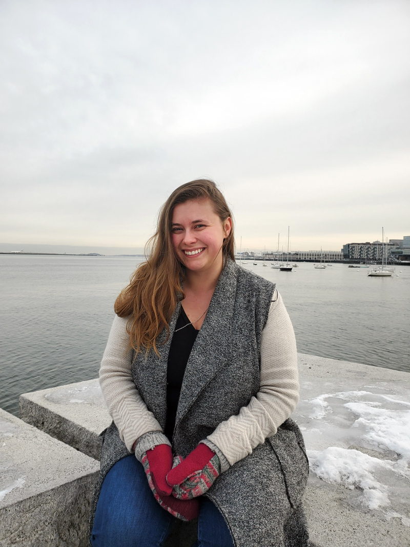 Vanessa Berry, Environmental Educator from ecomaine (Photo courtesy Rising Tide Co-op)